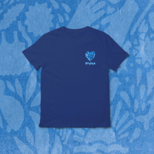 T shirt Royal Blue - Logo coeur